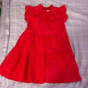 Mint Julip dress, red, girls size 8-10